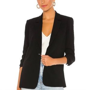 Cinq à Sept Khloe Ruched Sleeve Blazer - Size 4
